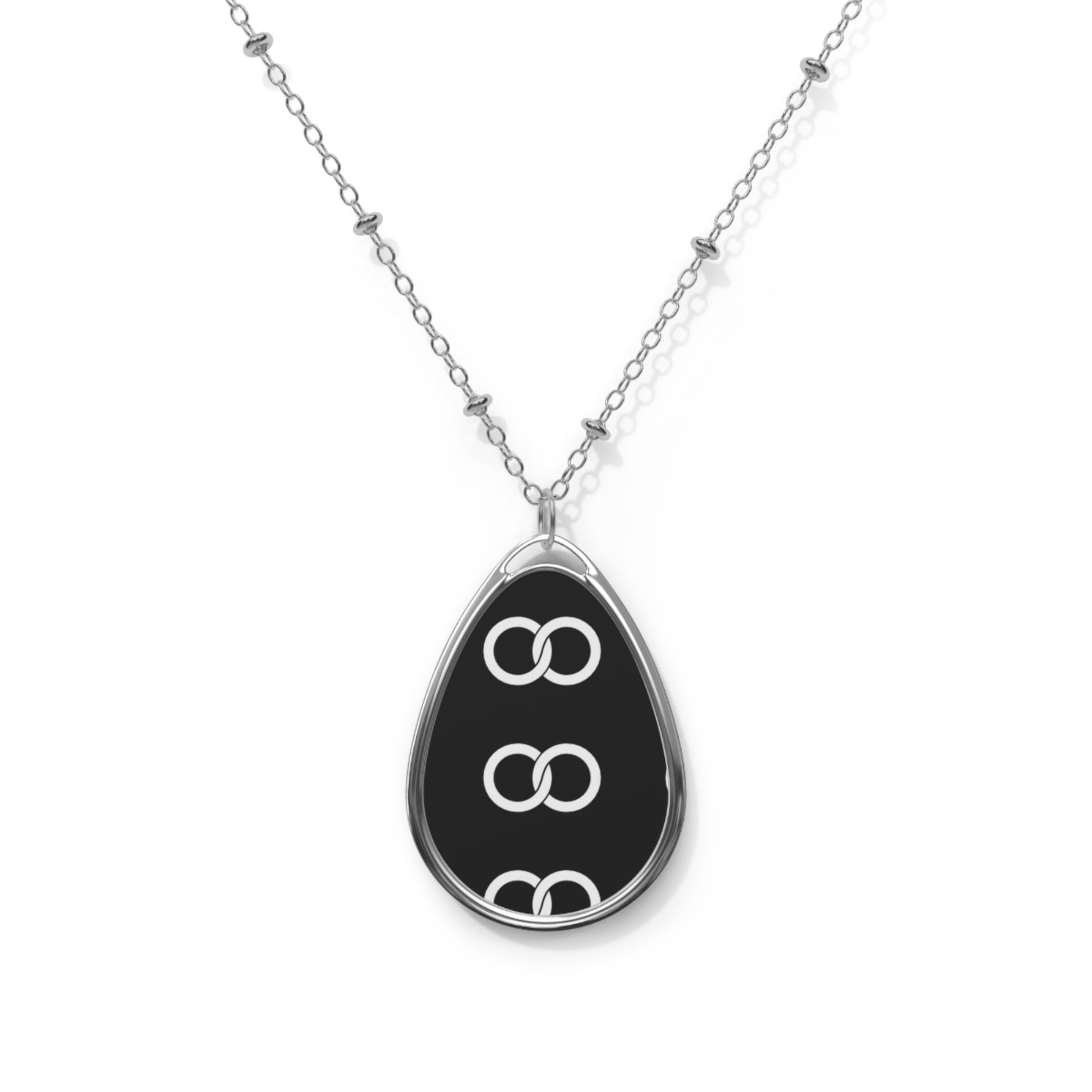 Bee-Oval Necklace