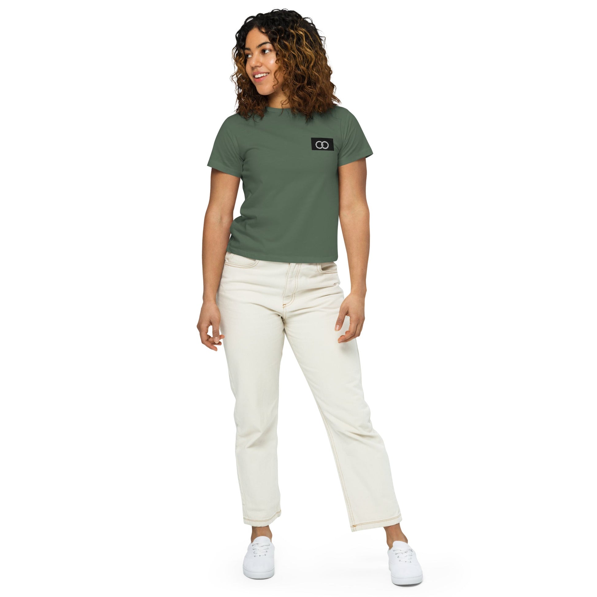 Elevé Chic High-Waisted Tee - BeeStitched