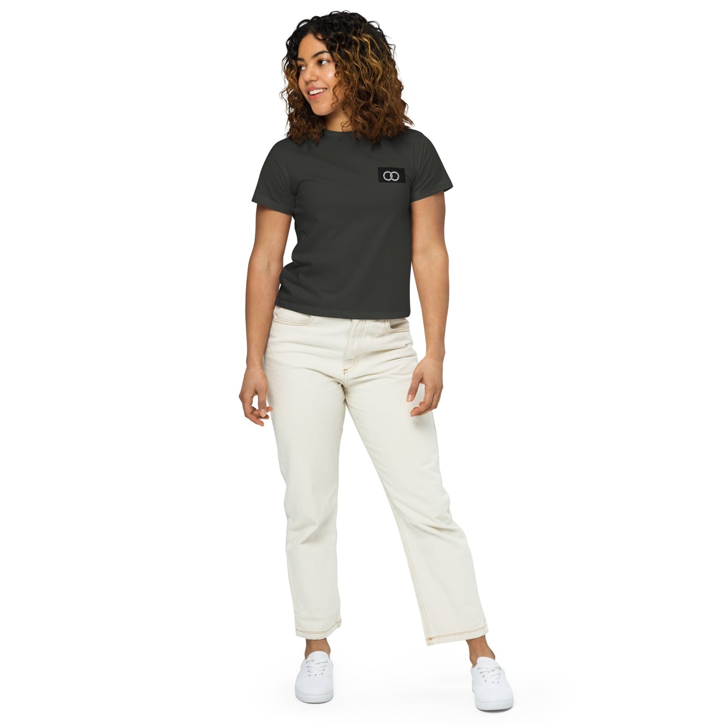 Elevé Chic High-Waisted Tee - BeeStitched